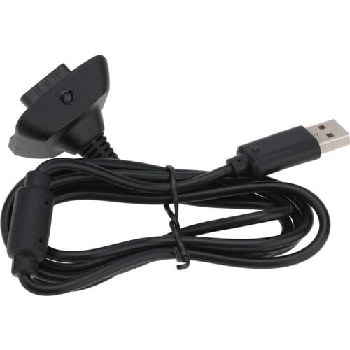 USB Charging Cable Wireless Game Controller Gamepad Joystick Power Supply Charger Cable Game Cables for Xbox 360 200pcs/lot