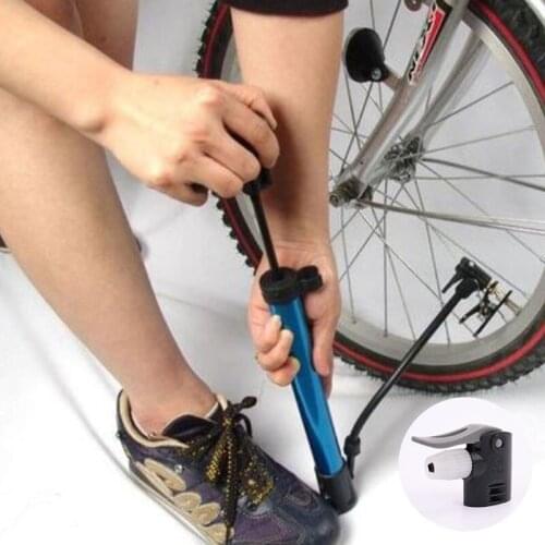 Bicycle Pump Adapter Valve Bicycle Pump Nozzle Hose Adapter Dual Head Pumping Parts Air Pump Inflator Convertor