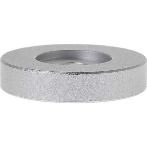 Record Turntable Adapter 45 RPM Aluminum Silver for 7" Vinyl Technics SL1200 Series