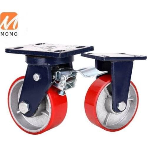 1.5"--2 Inch Pvc/pu Swivel Steel Plate Caster Wheels,Furniture Castors
