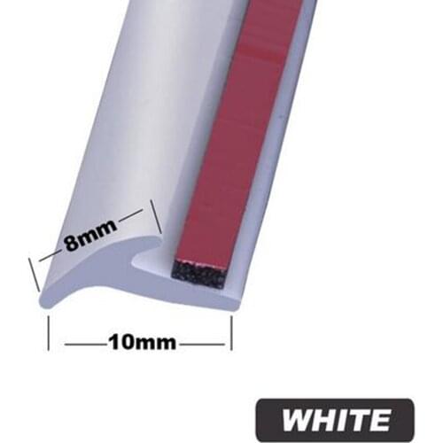 1X Car Sealing Strip 8MM*10MM Accessories Rubber T-Shaped Edge Universal