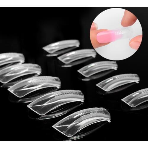 100/50/100pcs Long Fake Nails False Nail Finger Extension ail Art Tips Clear White Natural Full Cover for Manicure