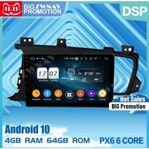 2 din IPS screen Android 10.0 system Car Multimedia player For KIA K5 optima 2010-2014 car Audio radio stereo GPS navi head unit