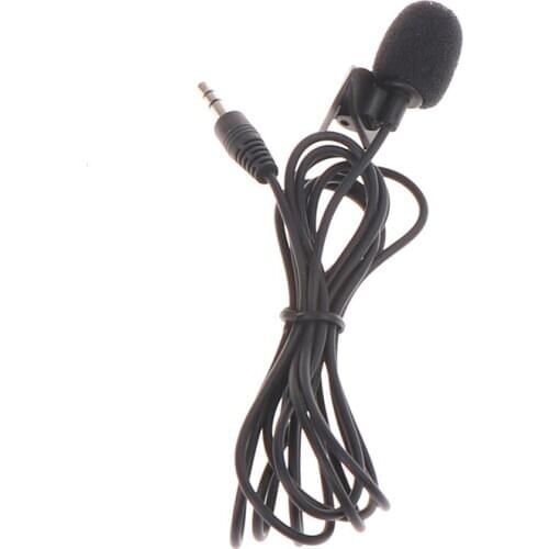 2m Long Wired Handsfree 3.5 Mm Stereo Jack Mini Car Microphone External Mic For PC Car DVD GPS Player Radio Audio Microphone