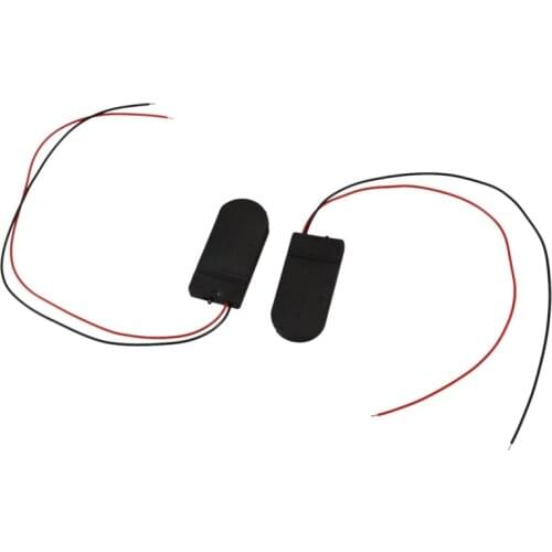 2Pcs 2 x 2032 Coin Cell Battery Holder 6V Output w On/Off Switch