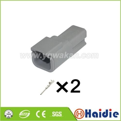5sets 2pin Automotive electric housing plug electric waterproof wiring harness connector DTM04-2P