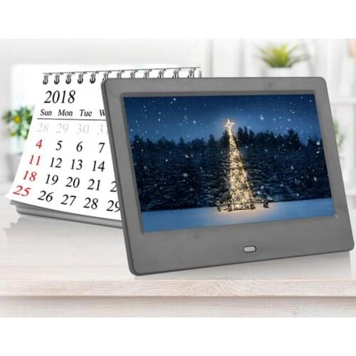 7inch 16:9 800*480 HD Wide Screen Digital Photo Frame Electronic Album AC100-240V cadre photo numerique