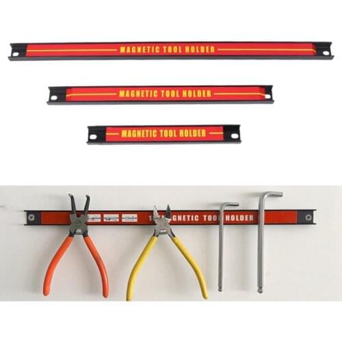 8" 12" 18" Magnetic Tool Holder Bar Organizer Storage Rack Wrench Pliers Knife