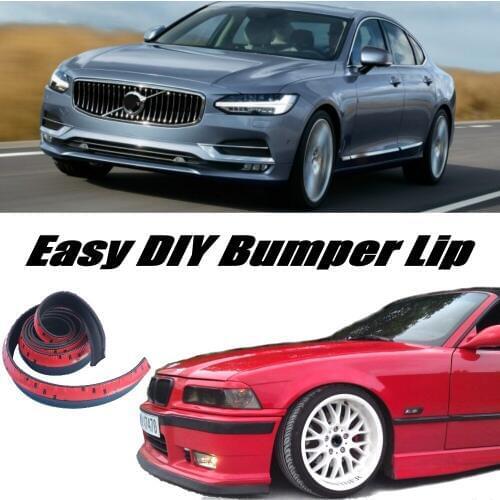 Bumper Lip Deflector Lips For Volvo S90 V90 940 960 Front Spoiler Skirt For Car Tuning View / Body Kit / Strip