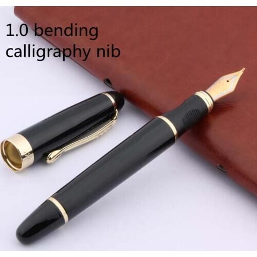 JINHAO X450 CALLIGRAPHY NIB BLACK GOLDEN Fountain Pens