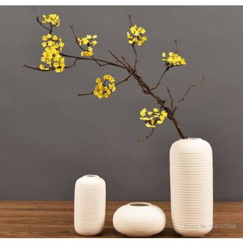 Ceramic Vase Decoration modern simple Japanese Zen style flower drying device Tea House Hotel living room porch decoration