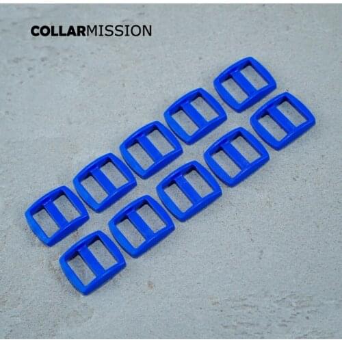 Webbing Straps plastic Slider Tri-Glid for dog collar harness backpack strap accessory 20mm dark blue RZK20SJ15