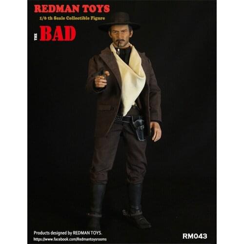 REDMAN TOYS 1/6 RM043 The Bad Guy Cowboy Series Model Toys 12" Action Figure Dolls
