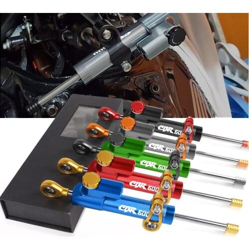 For HONDA CBR600 F2,F3,F4,F4i SPORT/F CBR 600 CBR600F CBR600RR 1991-2016 1992 Motorcycle Adjustable Steering Damper Stabilizer