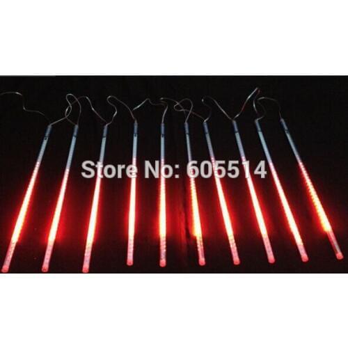 [Seven neon]Free shipping red AC110-220V 3meters 10pcs/set 20W 80cm long 78leds/pcs 3528led smd led meteor tube light
