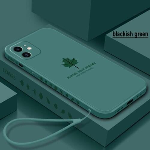 Maple Leave Shockproof Armor Matte Case For iPhone 12 Pro Max 11 XR XS X 7 8 Plus Luxury Silicone Bumper Clear Hard Cover Baseus