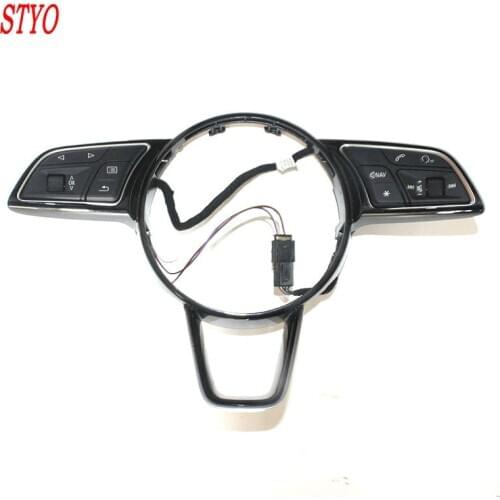 STYO For Audii A3 2017-- 2018 multifunction steering wheel buttons With steering wheel frame