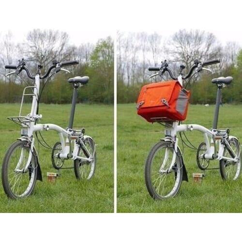 Super Lightweight Titanium alloy Front Rack fit for Brompton Bicycle about 240g