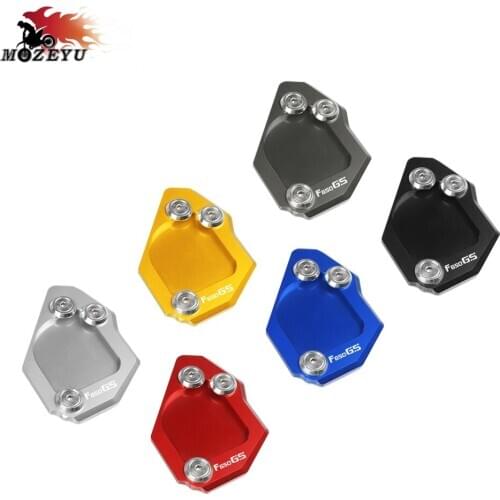 F 650 GS Moto Enlarge Plate Kickstand Side Stand Enlarger Extension Pad For BMW F650GS 2007 2008 2009 2010 2011 2012 2013 2014