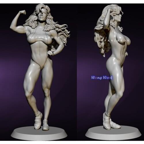 Wong Work Unpainted Resin 1/24 Scale Unassembled Garage Kits GK Model Kit Figure TD-2202