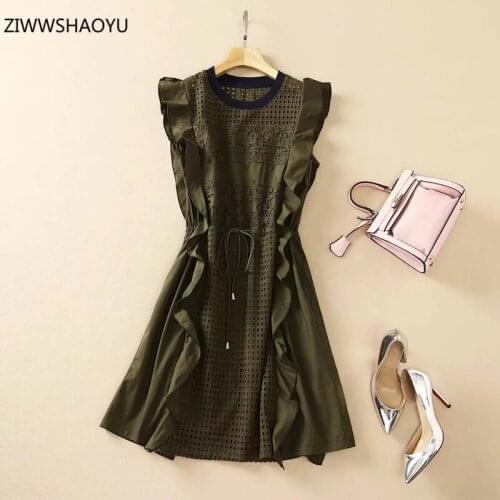 Однотонные летние платья Ziwwshaoyu China At AliExpress