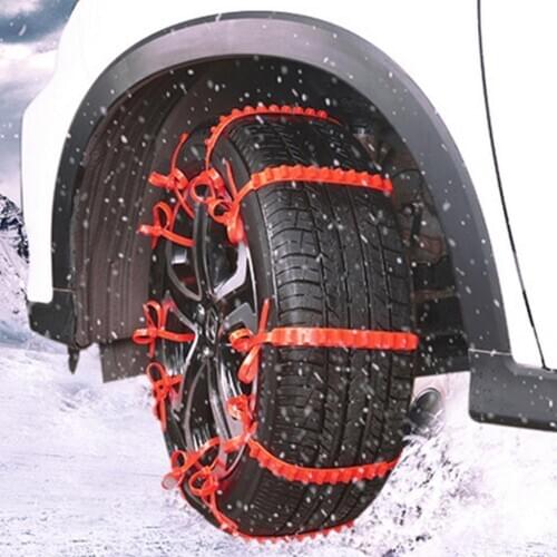 10PC Universal Anti-Skid Mud Tyre Wheel Snow Chains Winter Survival Automobile Car Traction Tire Spikes Belts For Jeep Renegade