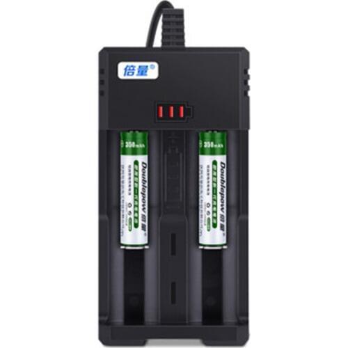 2PCS Original 3.7v 350mAh AAA rechargeable battery 10440 lithium battery with universal 1044016340 smart charger