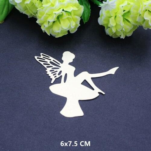 2021 Angel Girl Metal Cutting Dies DIY Scrapbooking Paper Photo Album Crafts Knife Mould Cards Embossing Mold Stencils for Decor