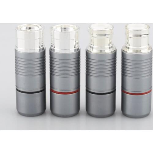 4PCS VD00S Hi-End Silver plated Tellurium Copper Male female XLR Connector audio XLR balance plug connector for VOODOO Cable