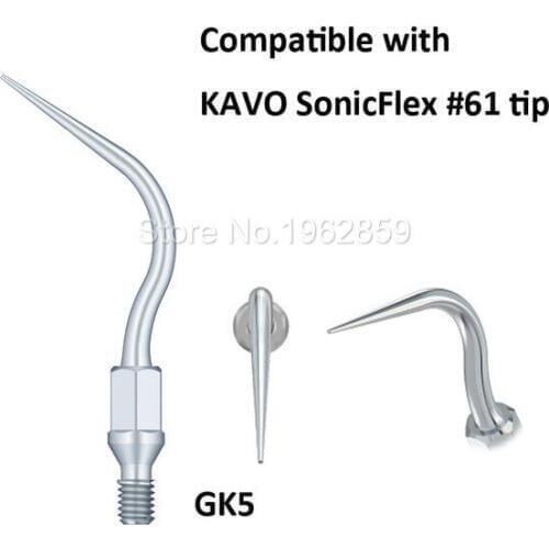 5pcs/lot GK5 Scaler Tips Tools for KAVO Dentist Dentistry Instrument Dental Equipment Ultrasonic Scaling Tip Compatible KAVO GK5