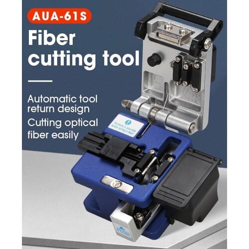 AUA-61S high-precision fiber optic cleaver cable cleaver FTTT fiber optic cleaver 16 blade
