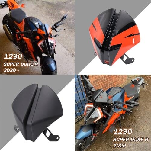 NEW For 1290 Super Duke R 2020 2021 Rear Seat Cover Fairing Seat Cowl + Front Windscreen Windshield Airflow Wind Deflector