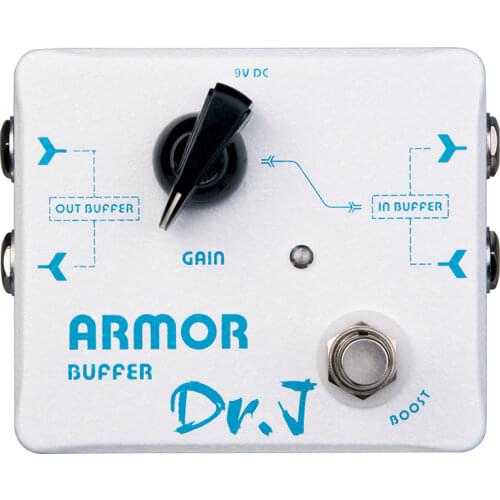 D57 ARMOR Double Buffer Effect Boost Pedal Effect Combine Buffer and Booster Pedal for Electric Guitar Effect True Bypass