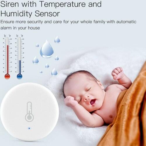 Tuya ZigBee Smart Home Indoor Temperature Humidity Sensor Monitor APP Control