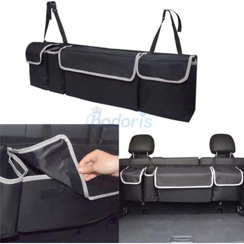 For Mercedes-Benz M Class GLK CLA GLA GLE GLC GLB GLK GLS Rear Trunk Seat Back Sotrage Bag Luggage Nets Cargo Holder Case Pocket