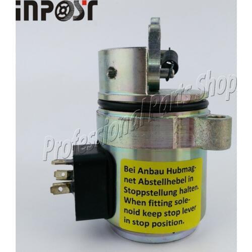 Fuel Shutoff Solenoid 04272733 for Deutz 1011 Bobcat Skid Steer 863 873 S250 12v