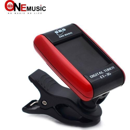 Eno ET-36 Multi Function Clip Backlit Chromatic Tuner for Guitar Bass Violin Ukulele