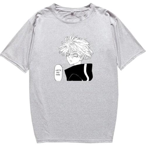 Manga Shirt Summer New Cool Top Tee Cartoon Graphic Clothes Hot Anime Tokyo Revengers Printed T-Shirt Unisex