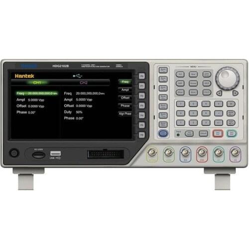 Hantek HDG2102B Signal Generator 100MHz 2 Channel 16Bit 250MSa/s 64M Memory Arbitrary Waveform Function Generator