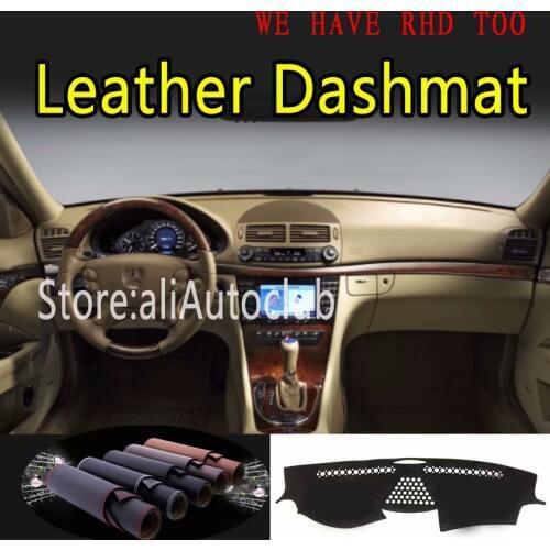 For Mercedes-Benz E-Class (W211) E220 E200 E300 E320 2003 2004 2005 2006 2007 2008 Leather Dashmat Dashboard Cover Pad Dash Mat