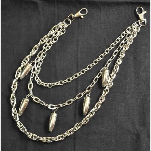 Fashion new Rock Waist Accessories Key Chains women and men Street Hip-hop Punk Alloy Plating Jean Pant Chains BL10
