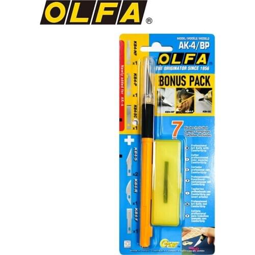 OLFA professional carving knife trimming model knife carving rubber stamp knife OLFA AK-4BP
