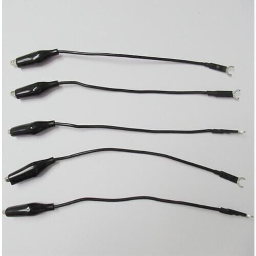 10pcs/set Oscilloscope Scope Probe Ground Wires Cable with Alligator Clip for Tektronix Ulead Oscilloscope for UNI-T Accessories