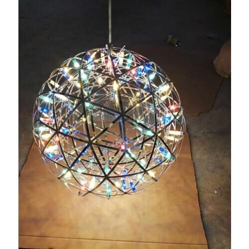 Spherical body chrome/gold/rose gold LED chandeliers Residential/commercial/restaurant venue chandelier