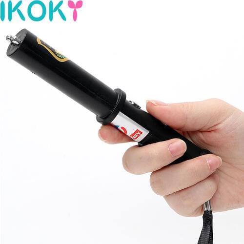 IKOKY Electric Shock Stick Nipple Clitoris Penis Stimulator G-spot Massage Electrical Climax Adult Game Sex Toys for Man Woman
