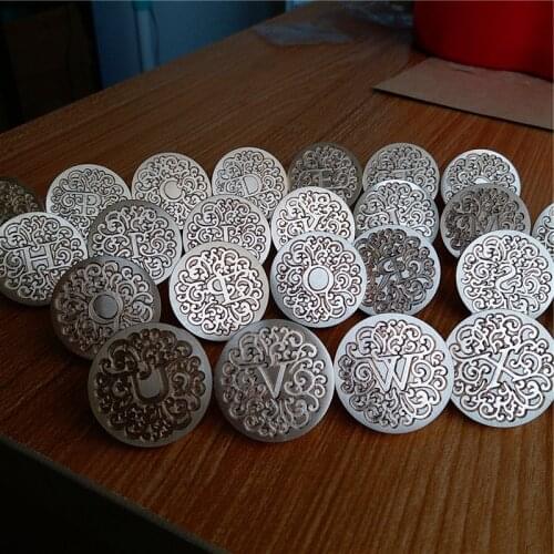 Retro Wood Classic 24 Letter A-Z Alphabet Initial Sealing Wax Seal Stamp Post Decorative no wood handle