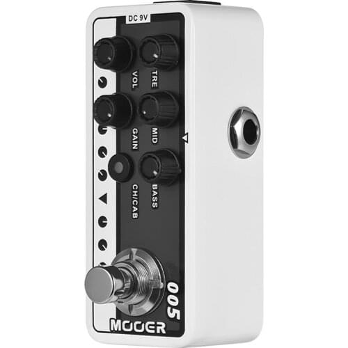 High quality MOOER MICRO PREAMP Series 005 BROWN SOUND 3 Modern Day 80s Digital Preamp Preamplifier Effect Pedal True Bypass