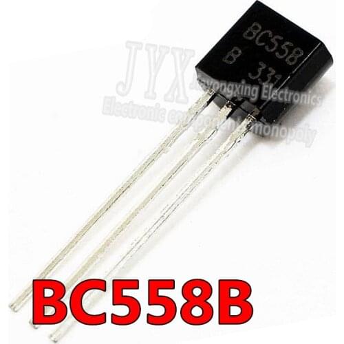 100PCS BC558B TO-92 BC558 TO92 558B new triode transistor