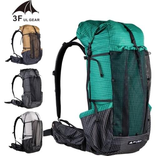 3F UL GEAR Qi Dian Pro Hiking Backpack ultralight Camping Pack Travel Backpacking Trekking Rucksacks 46+10L