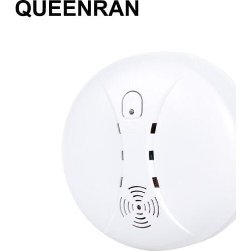 5pcs Sensitive Photoelectric Home House Building Security System Cordless Wireless Smoke Detector Fire Alarm Equipment Device